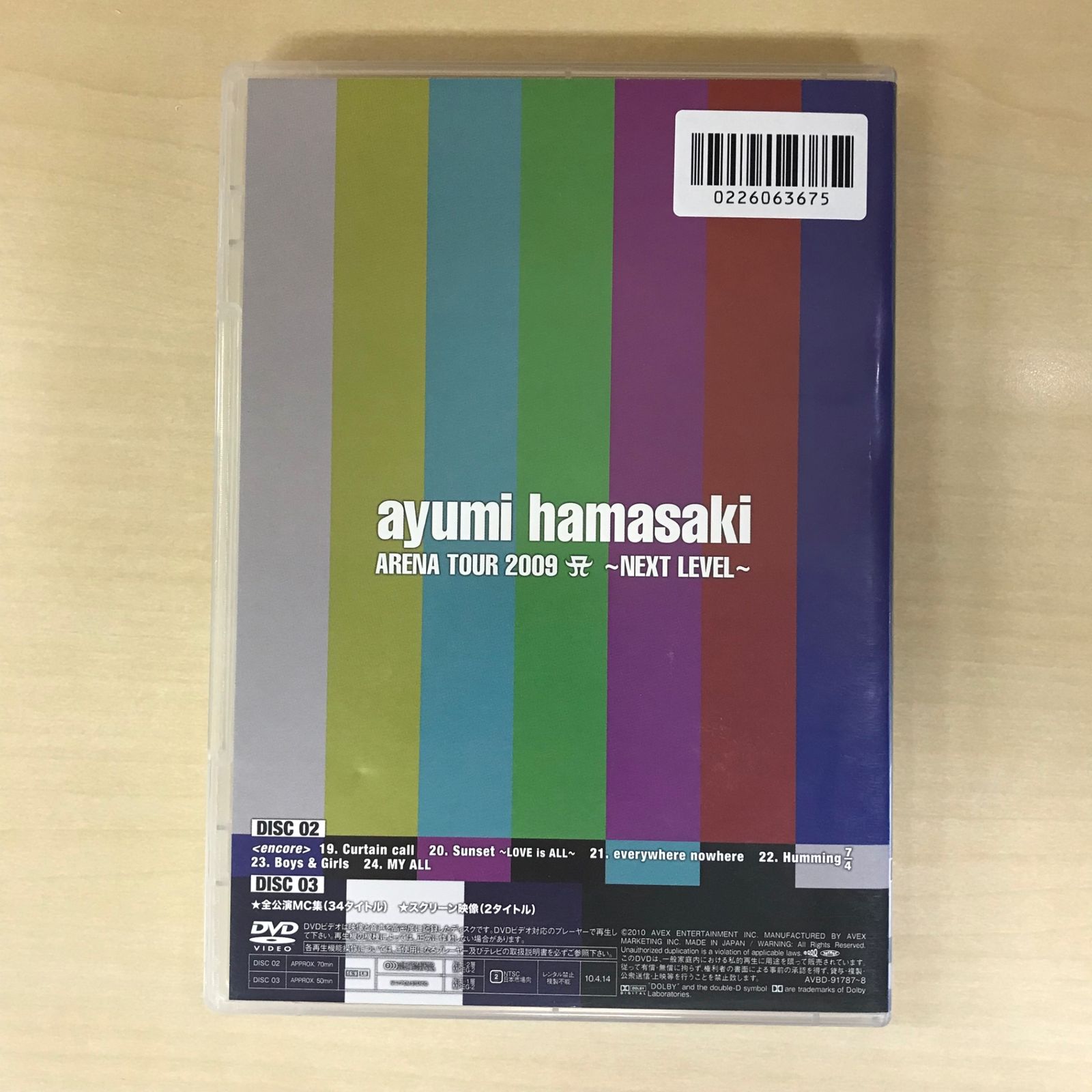 DVD2枚】ayumi hamasaki ARENA TOUR 2009 A〜NEXT LEVEL