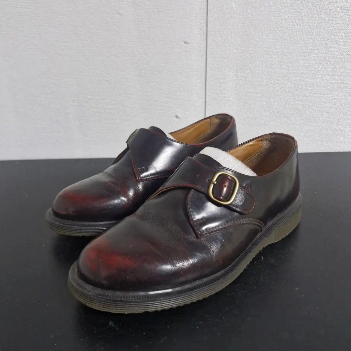 DR. MARTENS ドクターマーチン ロン Single モンク ストラップ シューズ (uk4/235)
