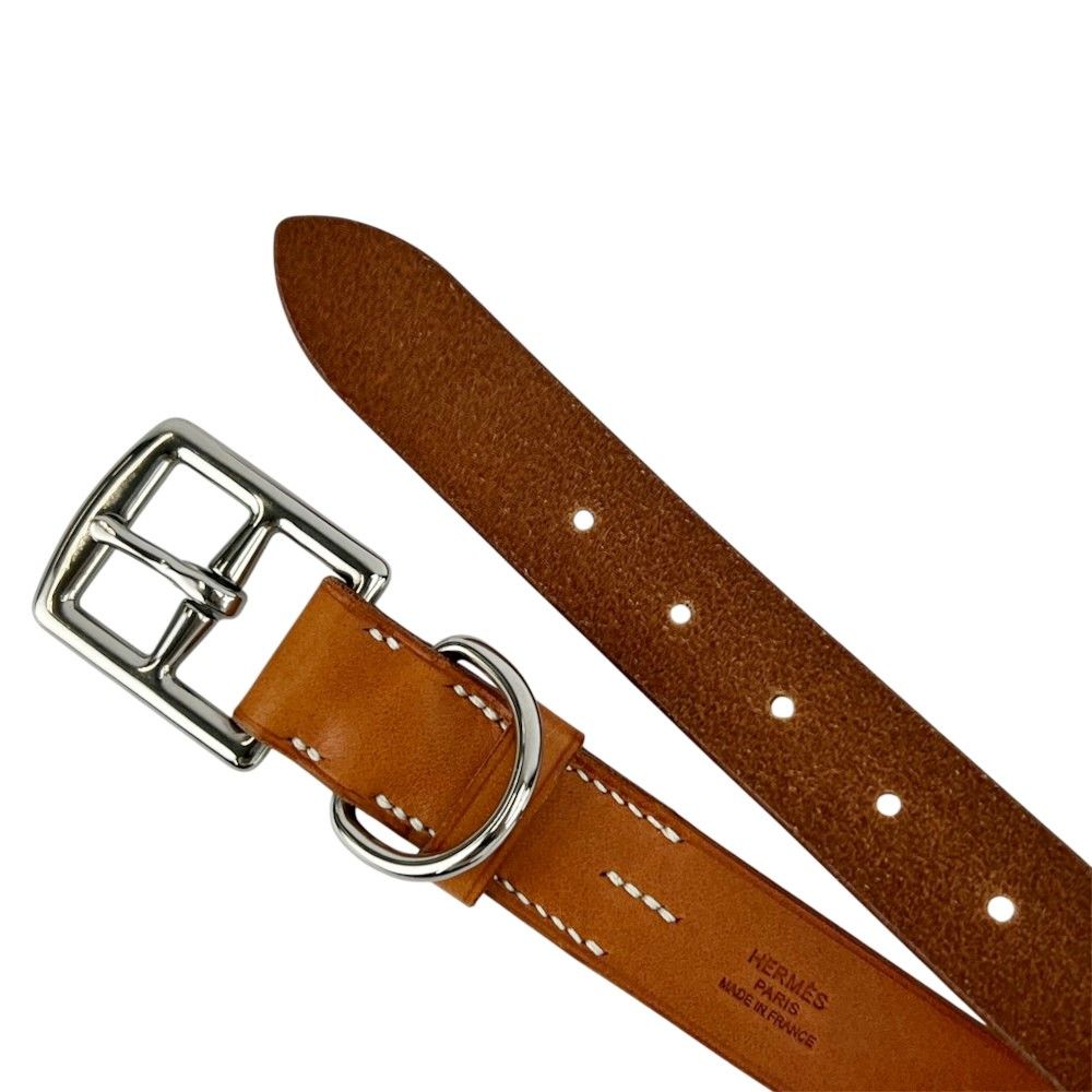 美品　エルメス　エトリヴィエール　ドッグカラー　首輪　Lサイズ　全長約63ｃｍ エルメス □未使用□ エトリヴェール ドッグ リード 首輪 ペット 犬