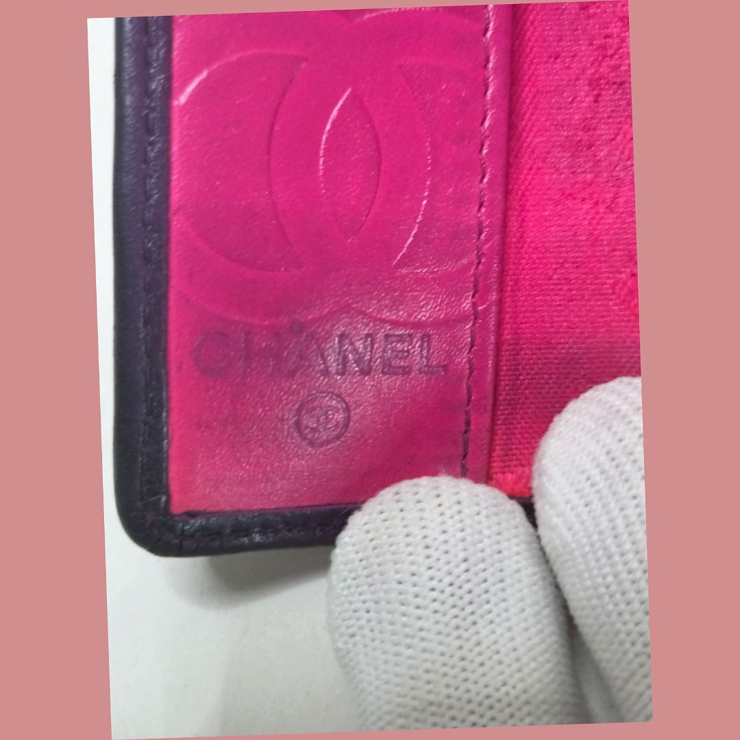 CHANEL カンボンライン キーケース 6連 ブラック ピンク 正規保証】CHANEL シャネル カンボンライン 6連キーケース ココマーク