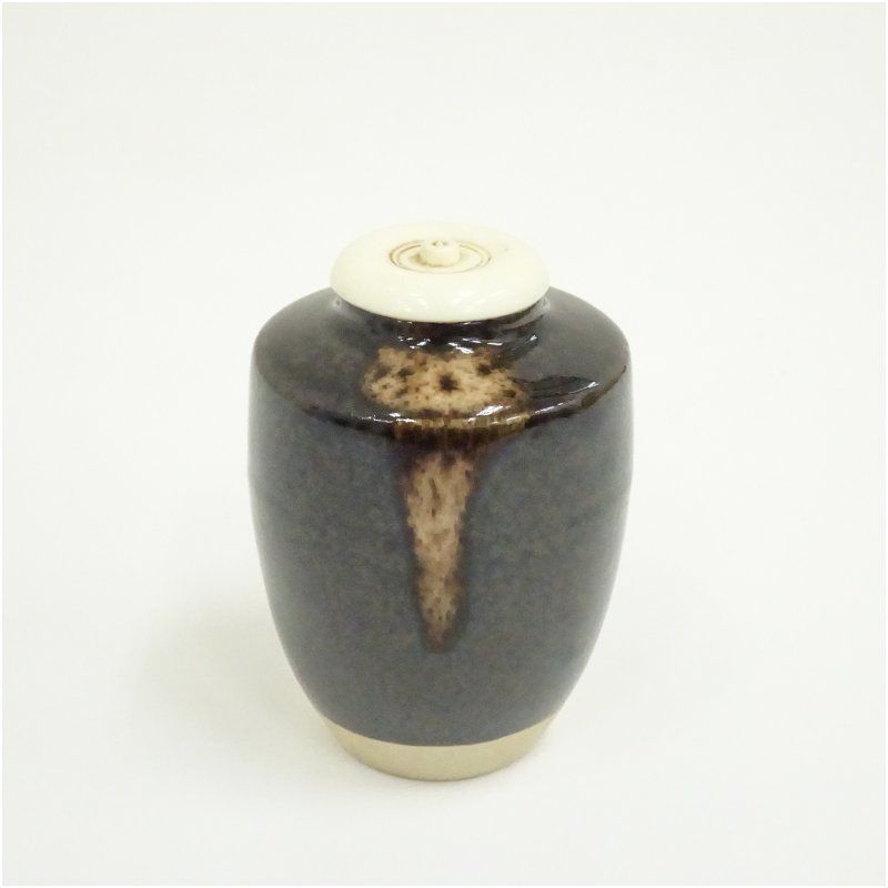 肩衝茶入（仕覆付） 茶入れ 茶道 茶道具 おしゃれ 道具 濃茶 抹茶 骨董