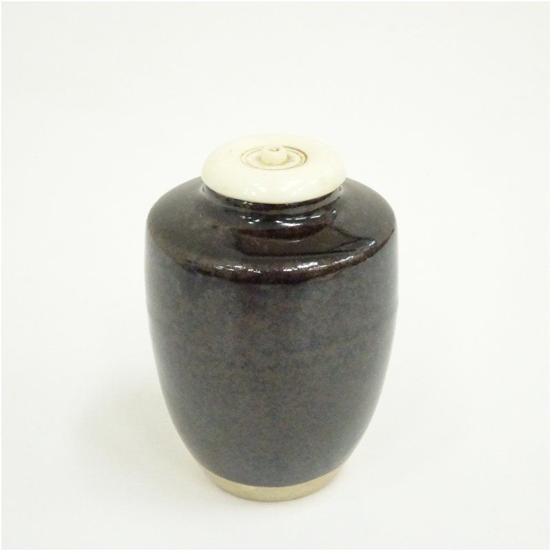 肩衝茶入（仕覆付） 茶入れ 茶道 茶道具 おしゃれ 道具 濃茶 抹茶 骨董