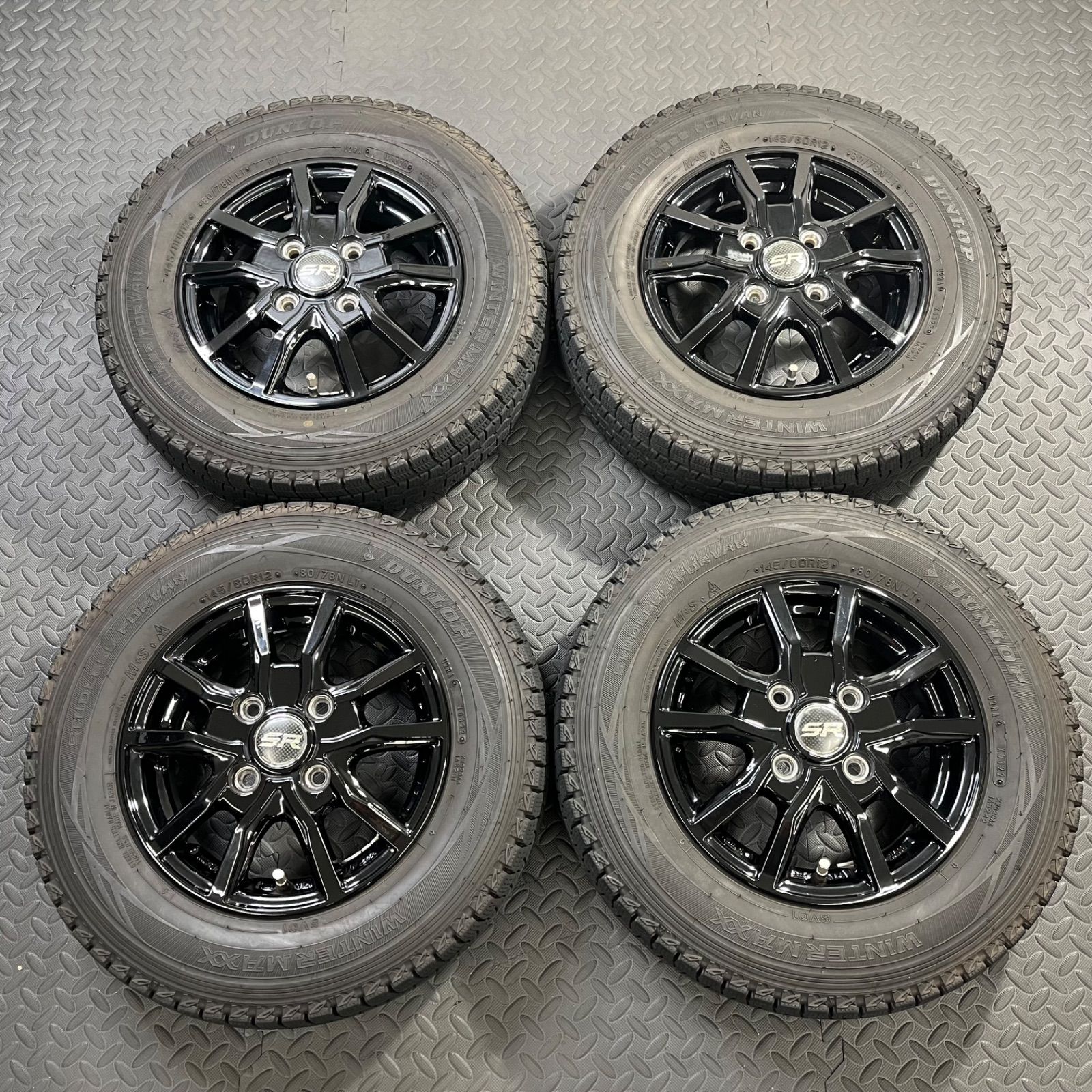 22年製145/80R12 80/78N LT ダンロップ ウインターマックスSV01