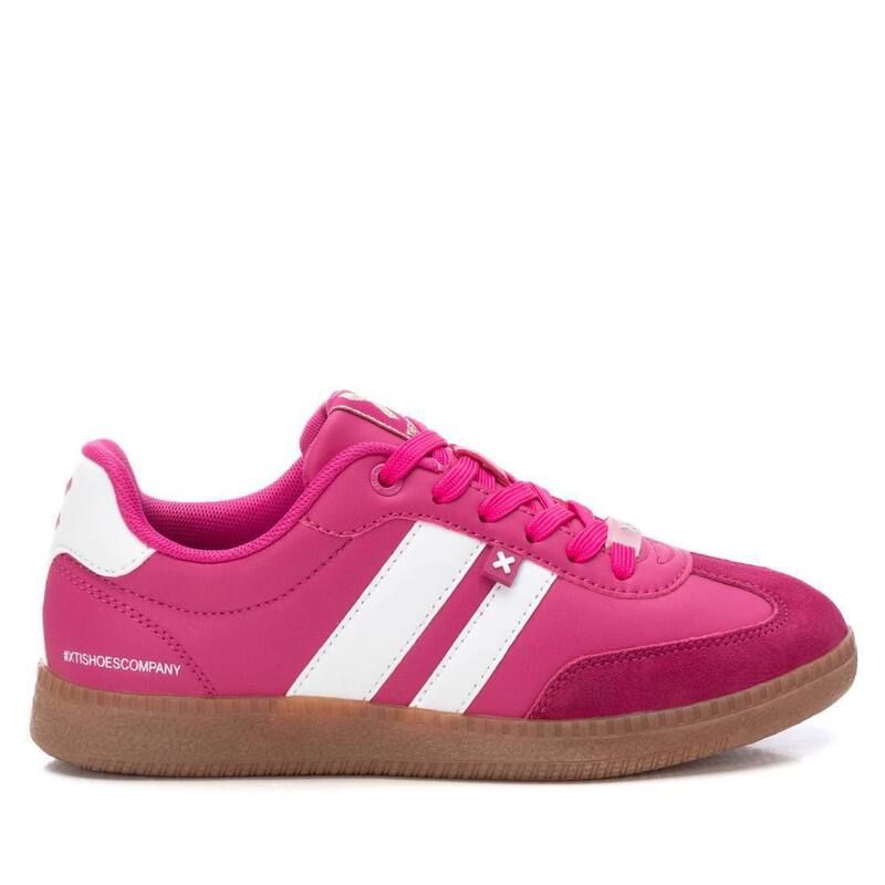 キシタイ レディース シューズ スニーカー Womens Casual Sneakers By XTI Dark Pink ピンク