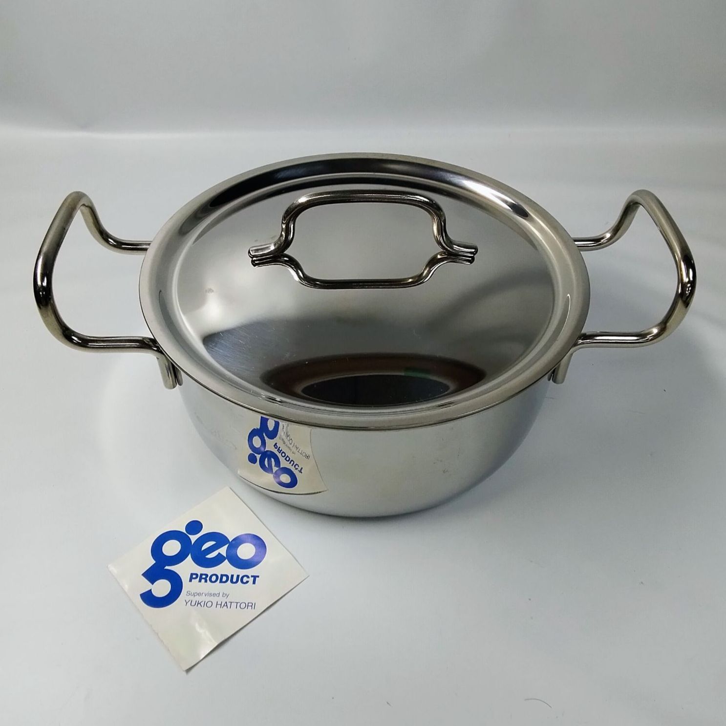 宮崎製作所 ジオ・プロダクト 両手鍋 20cm GEO-20T 7層構造 IH対応 GEO