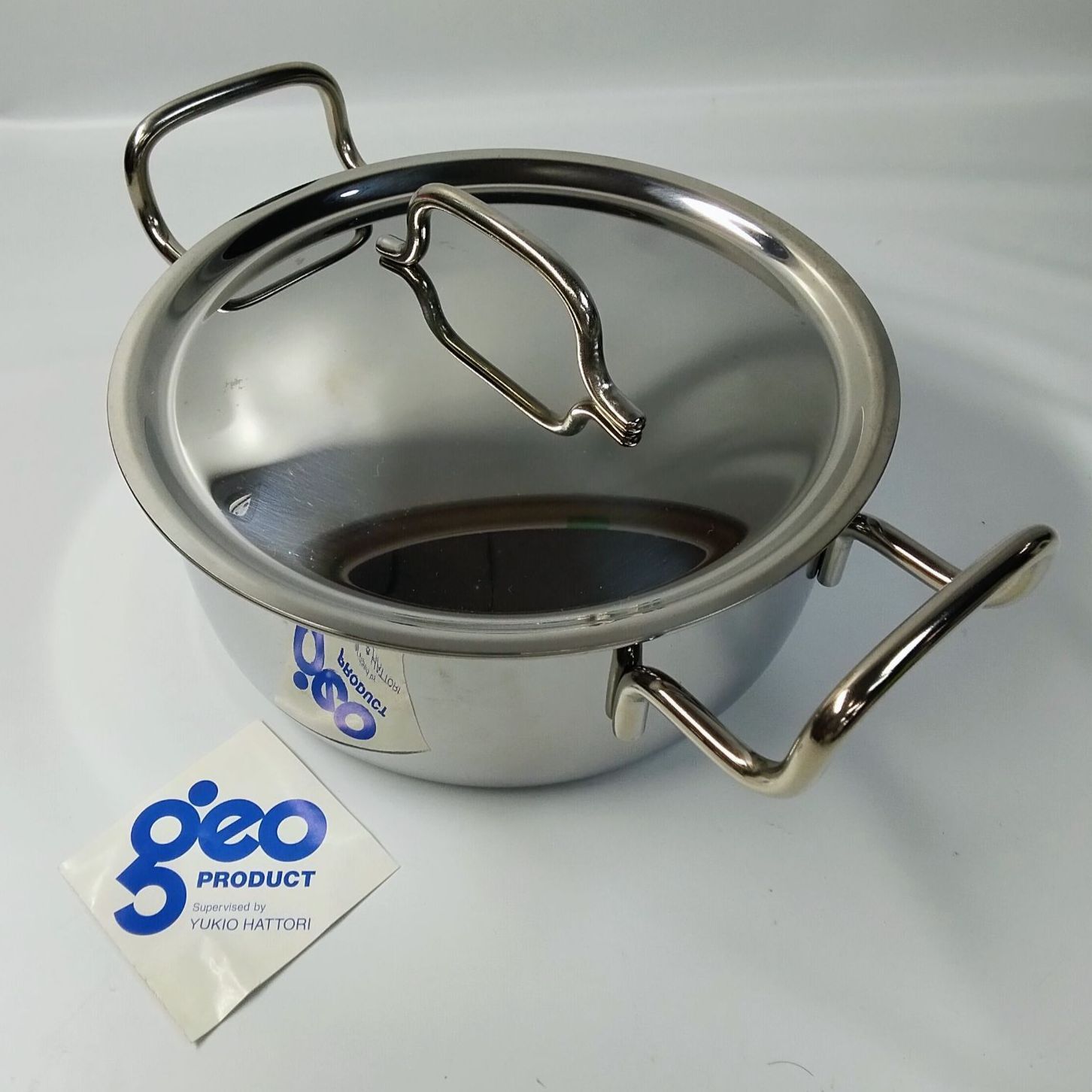 宮崎製作所 ジオ・プロダクト 両手鍋 20cm GEO-20T 7層構造 IH対応 GEO