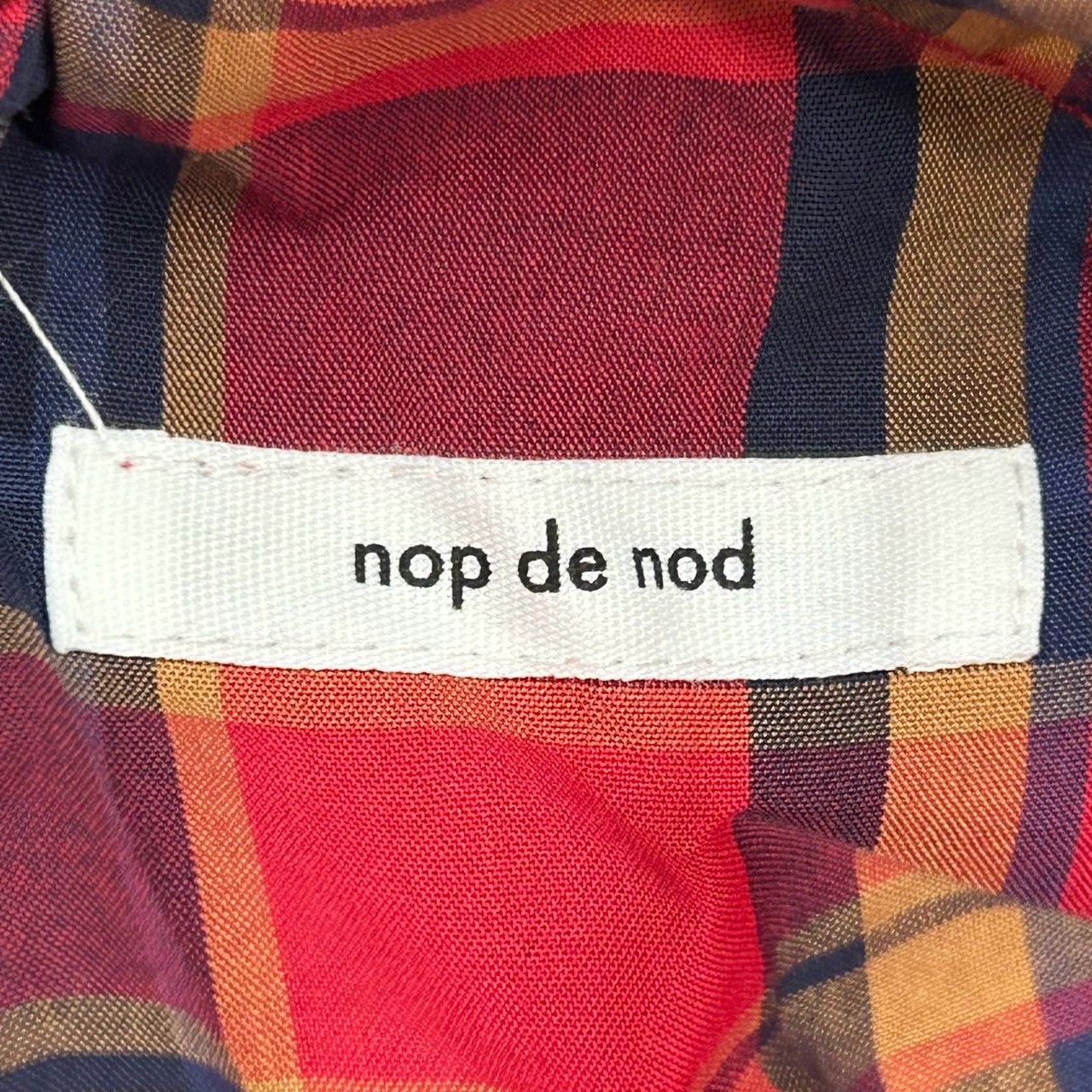 新品 タグ付き nop de nod ノップドゥノッド チェック柄 セットアップ