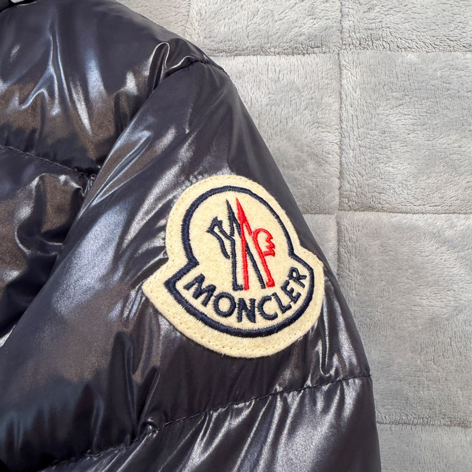 モンクレール、エベレスト（シャイニーブラック）、サイズ1 美品 モンクレール MONCLER エベレスト EVEREST ダウンジャケット