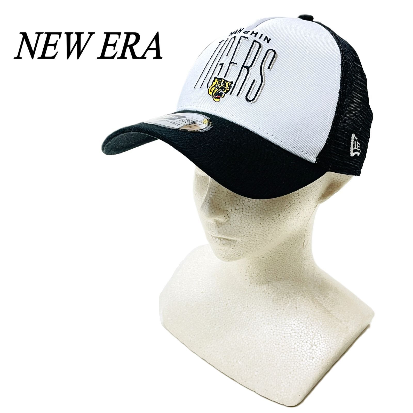 NEW ERA ニューエラ 阪神タイガース キャップ メッシュ BLK × WHT