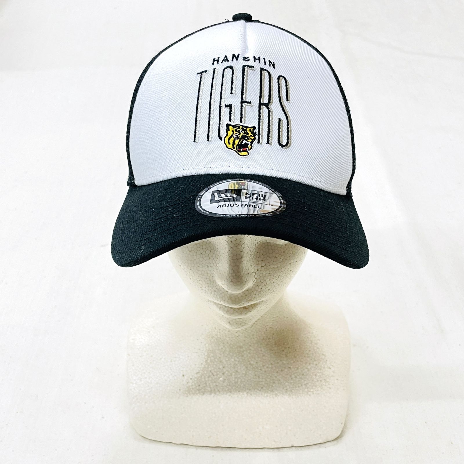 NEW ERA ニューエラ 阪神タイガース キャップ メッシュ BLK × WHT