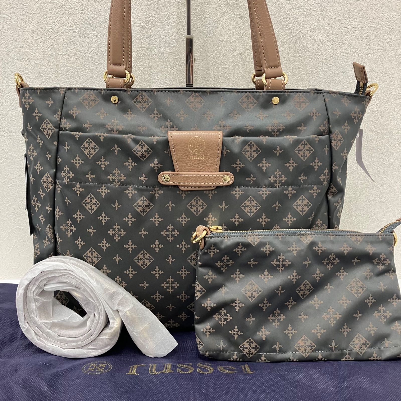 9091 【美品】 russet ラシット タグ付き 2way ショルダーバッグ