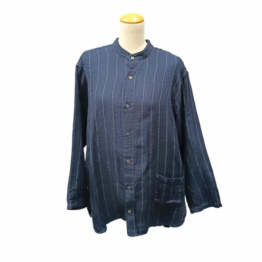 Plantation プランテーション 25AW トップス シャツ・ブラウス 長袖シャツ PL53FJ980 ネイビー系 コットン M G00936