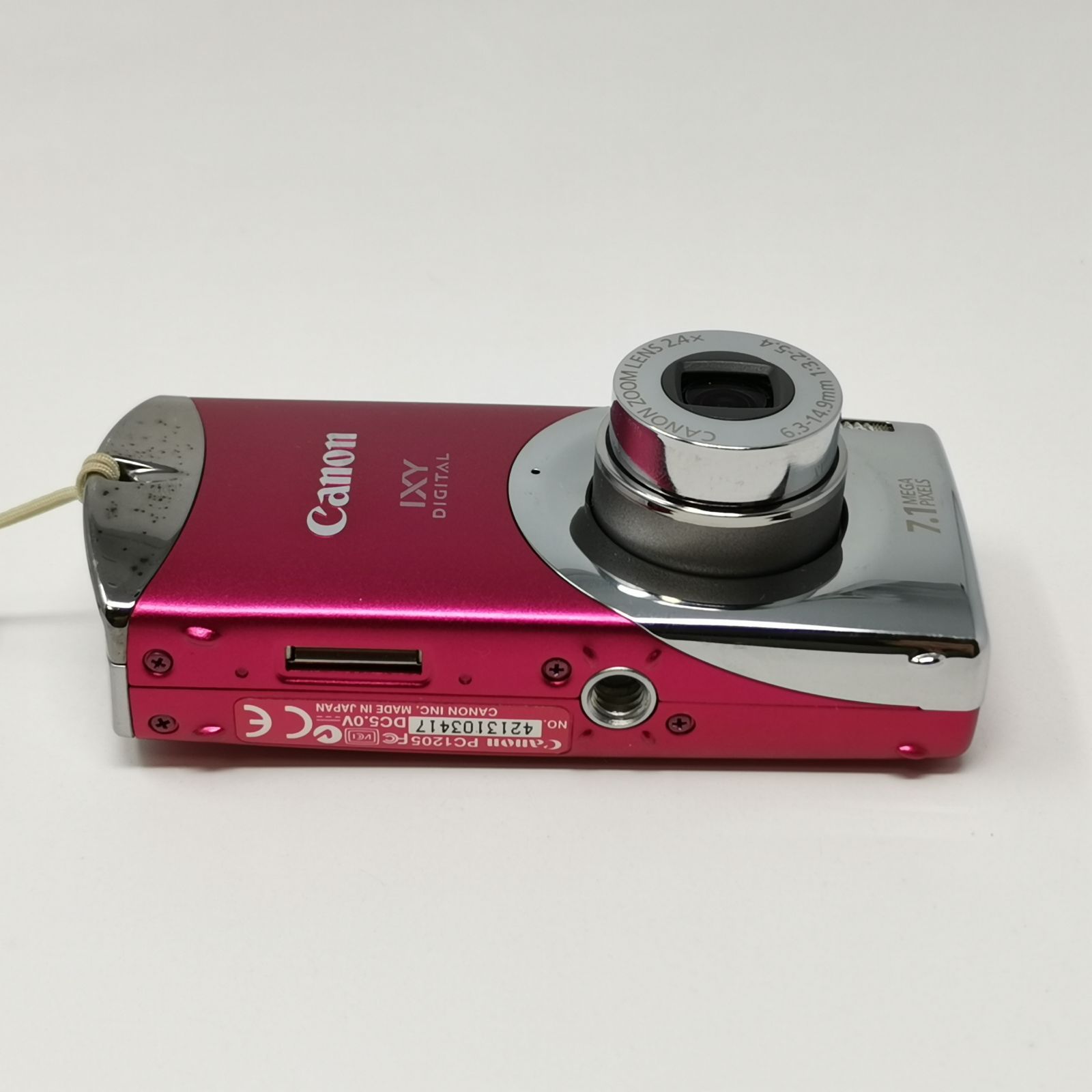 L*中様 パケL0701-11【ジャンク】Canon IXY DIGITAL 1 Canon IXY DIGITAL L4PC1205 ピンク ジャンク 中古品 管理番号