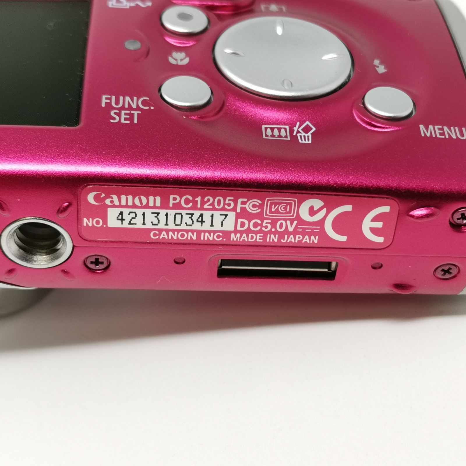 Canon IXY DIGITAL L4PC1205 ピンク ジャンク 中古品 管理番号