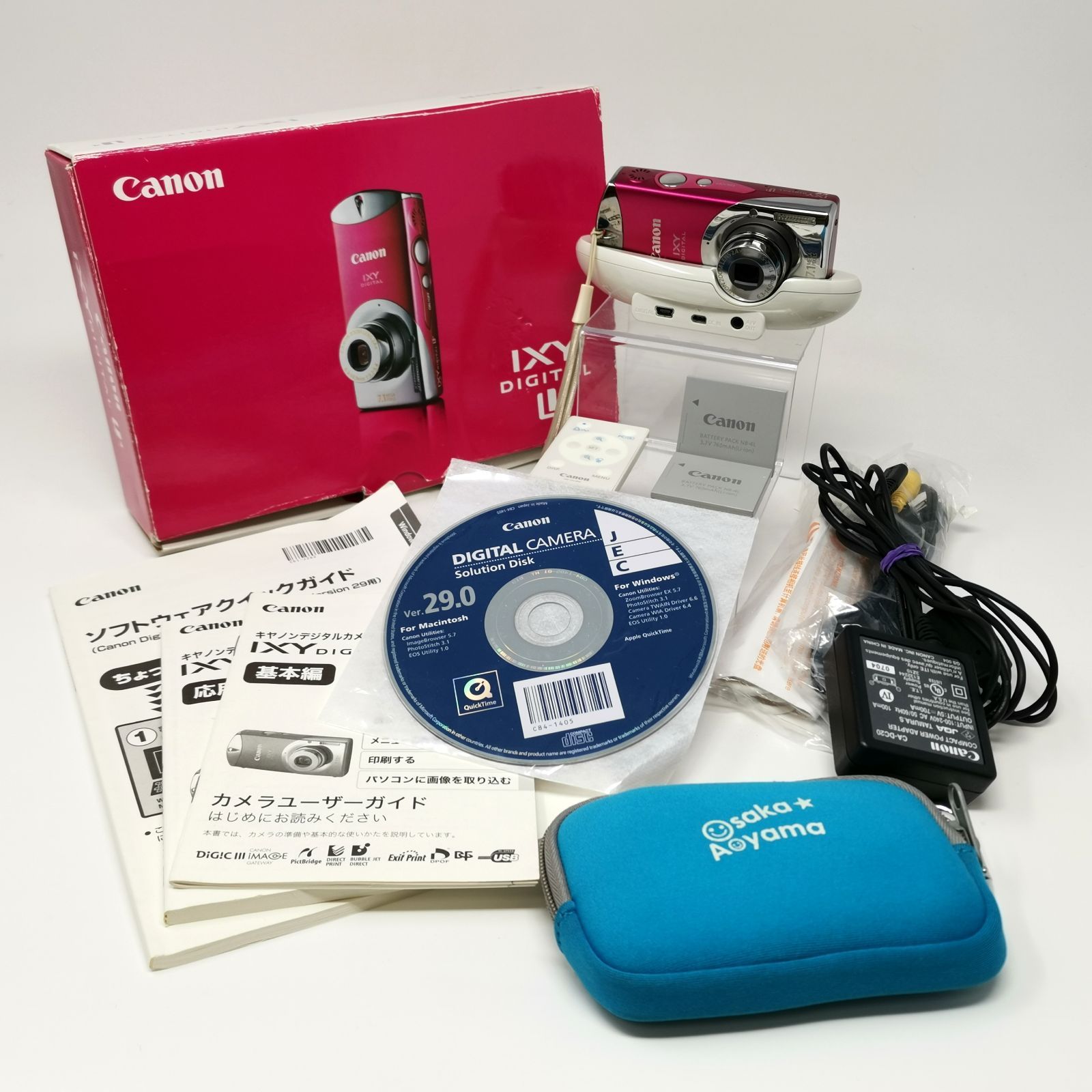 Canon IXY DIGITAL L4PC1205 ピンク ジャンク 中古品 管理番号