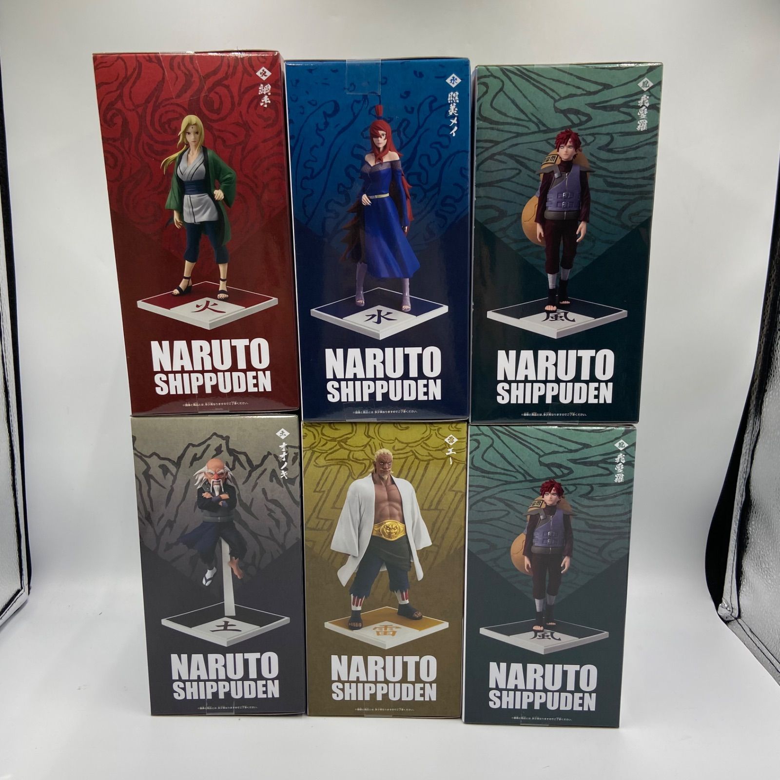 NARUTO ナルト 疾風伝 6点セット 水影・照美メイ 風影・我愛羅 火影
