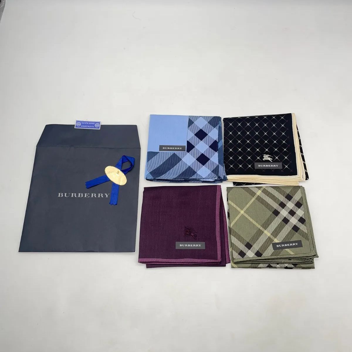 Burberry ハンカチセット 13枚 CS2489 新品 バーバリー ハンカチ メンズ 4点セット その他 - メルカリ