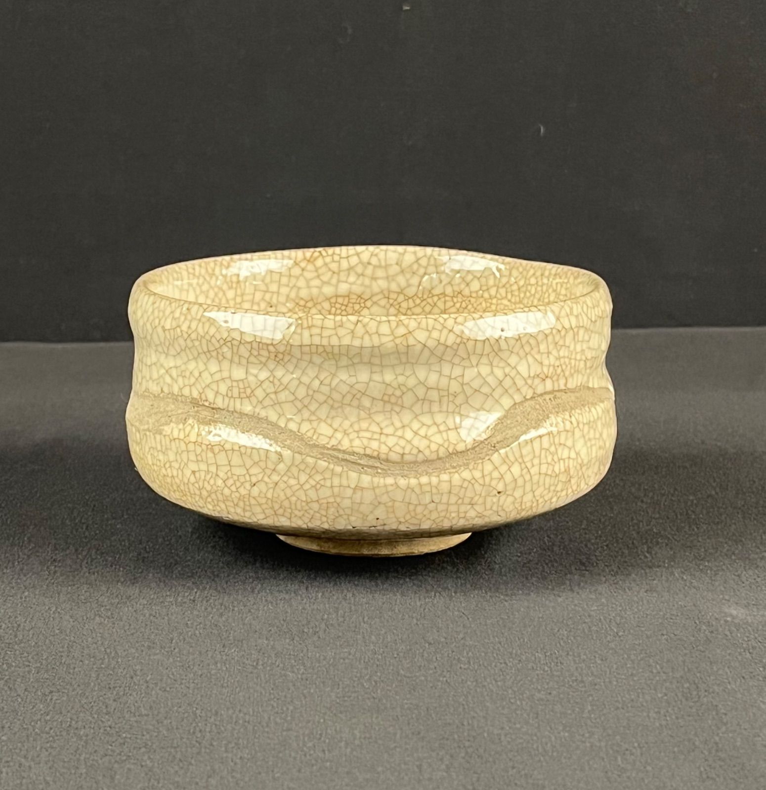 八代 加藤宇助 瀬戸 秋坂窯 志野焼 茶碗 共箱 茶道具 抹茶碗 骨董