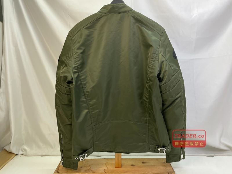 J-GRORY シングルライダースジャケット/ナイロン/カーキ/ディーゼル 01w-7305 ディーゼル DIESEL カーキ M メンズ J-GLORY シングル