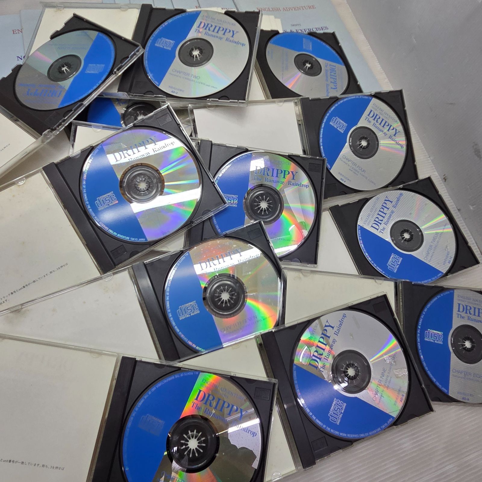 89 S073934 イングリッシュアドベンチャー 家出のドリッピー CD 全12枚
