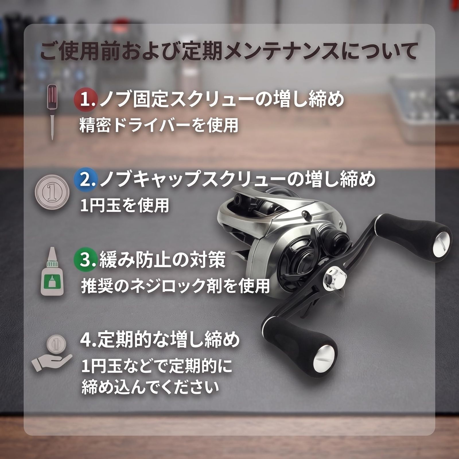 リール パーツ ベイトリール ハンドル 左右兼用 シマノ Shimano ダイワ
