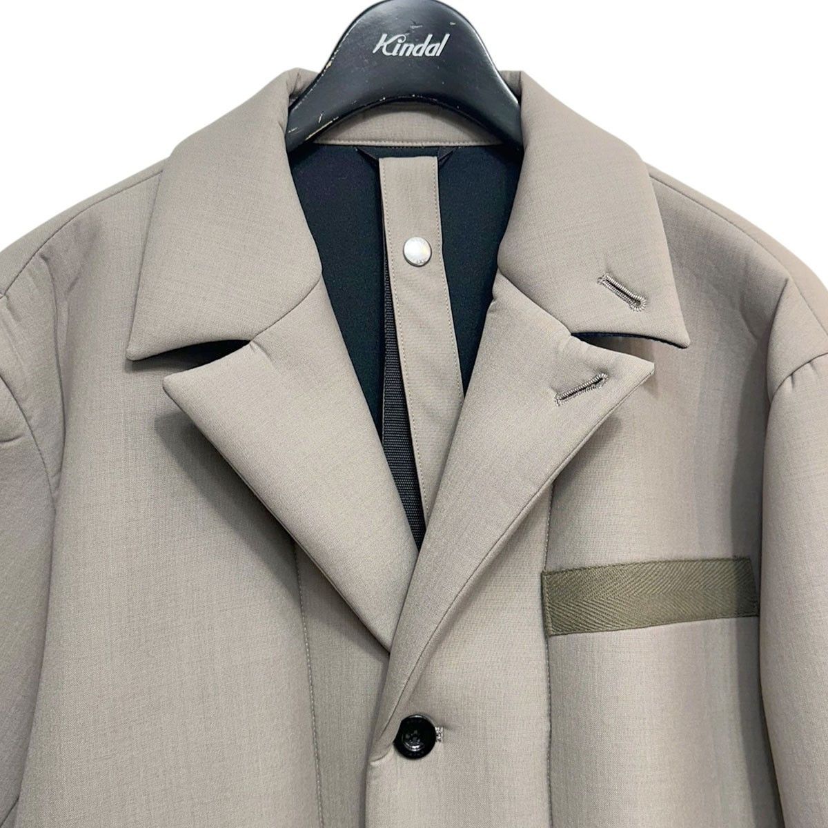 sacai Suiting Bonding Blouson ボンディングジャケット 23-03118M