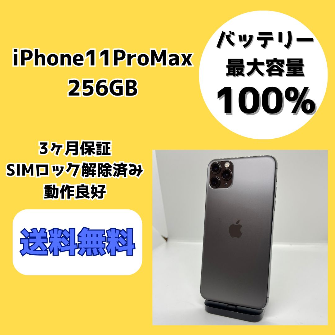 iPhone11ProMax 256GB スペースグレイ SIMロック解除済 - メルカリ