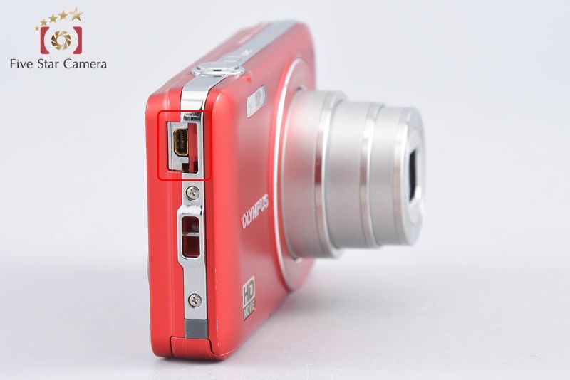 中古】OLYMPUS オリンパス VG-120 レッド コンパクトデジタルカメラ