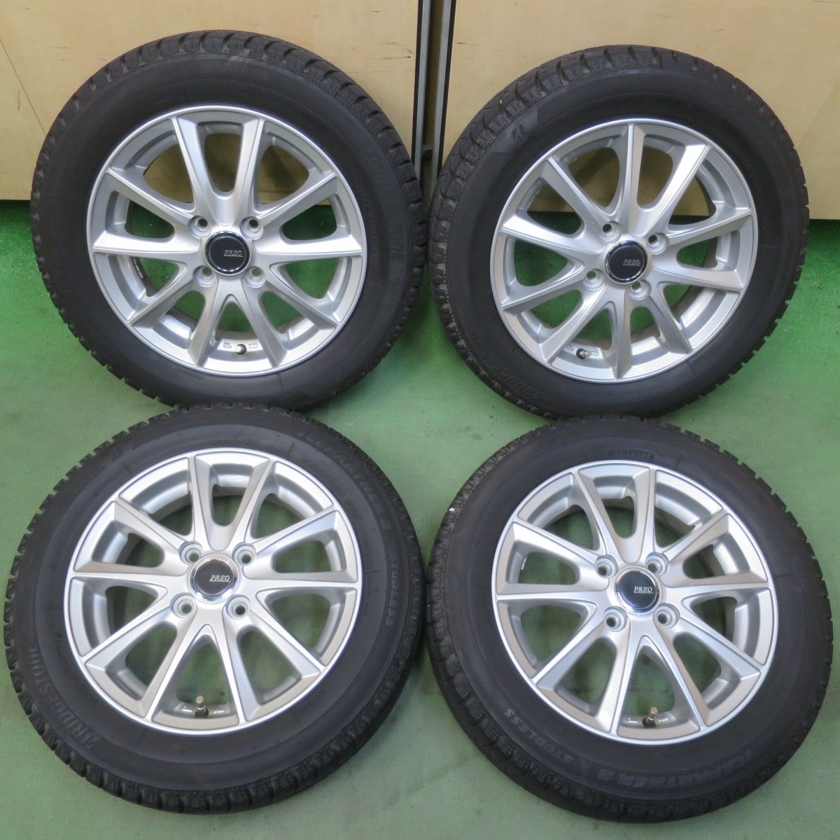 バリ溝！22年！キレイ！8.5分◎スタッドレス 155/65R14 ブリヂストン