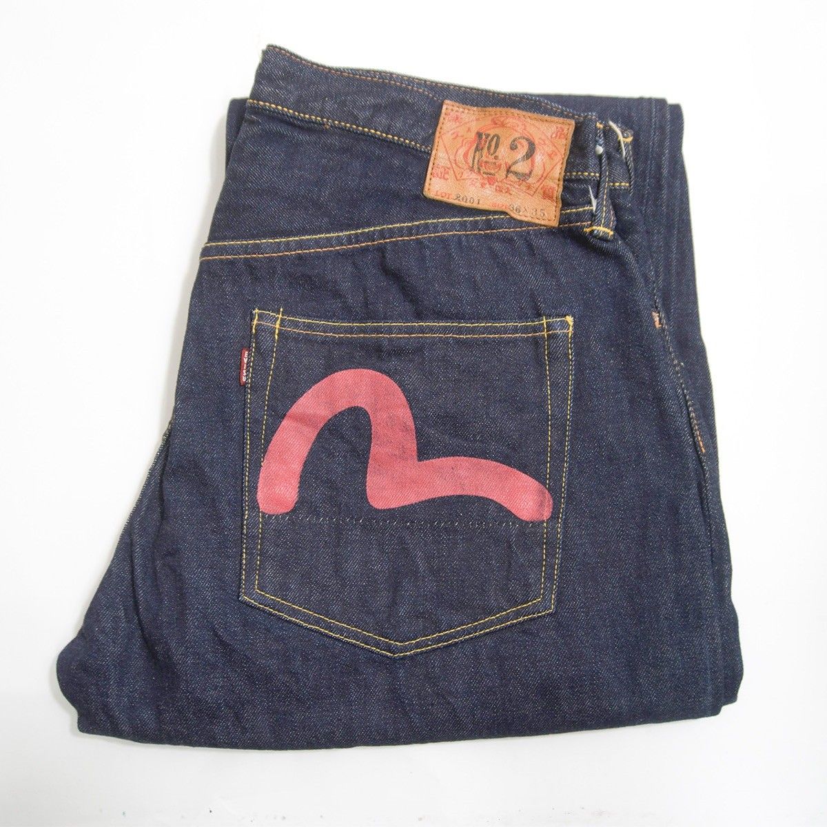EVISU エヴィス デニムパンツ 31×35 日本製　値下げあり 美品/濃紺】EVISU 【LOT.2001 デニムパンツ】36×35 エビス ジーンズ