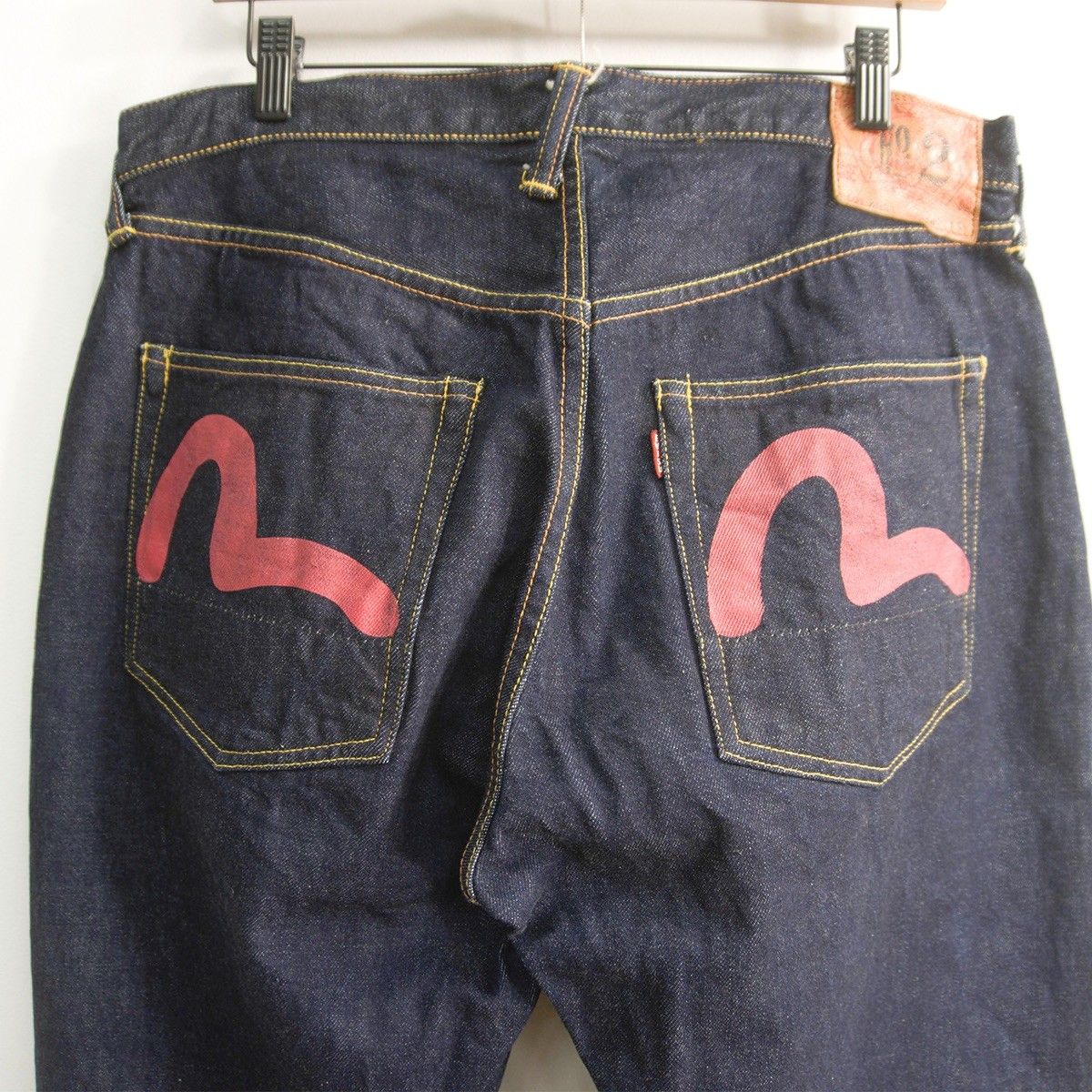 美品/濃紺】EVISU 【LOT.2001 デニムパンツ】36×35 エビス ジーンズ 美品/濃紺】EVISU 【LOT.2001 デニムパンツ】36×35 エビス ジーンズ