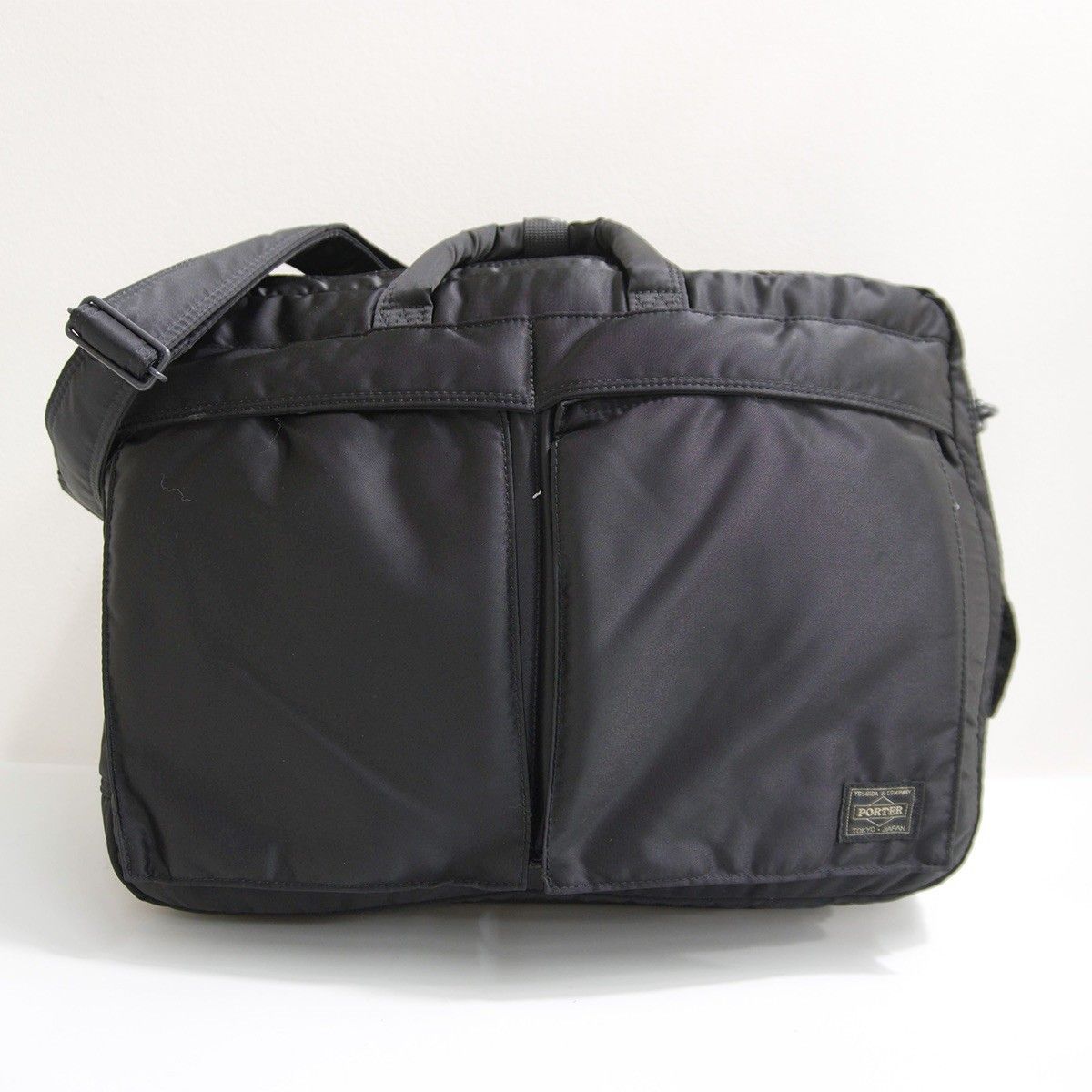美品】PORTER 【タンカー 3WAY ブリーフケース】ブラック ポーター