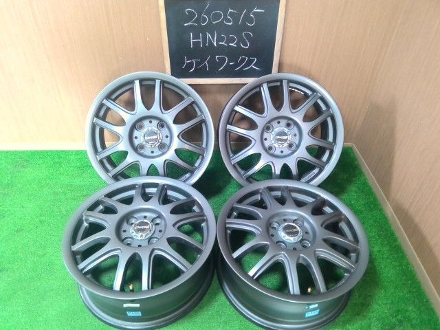 社外アルミ ホイール 15インチ 6J PCD100 4本セット ＫＥＩ TA-HN22S 外し 自社品番260515 Z7T 13,140円