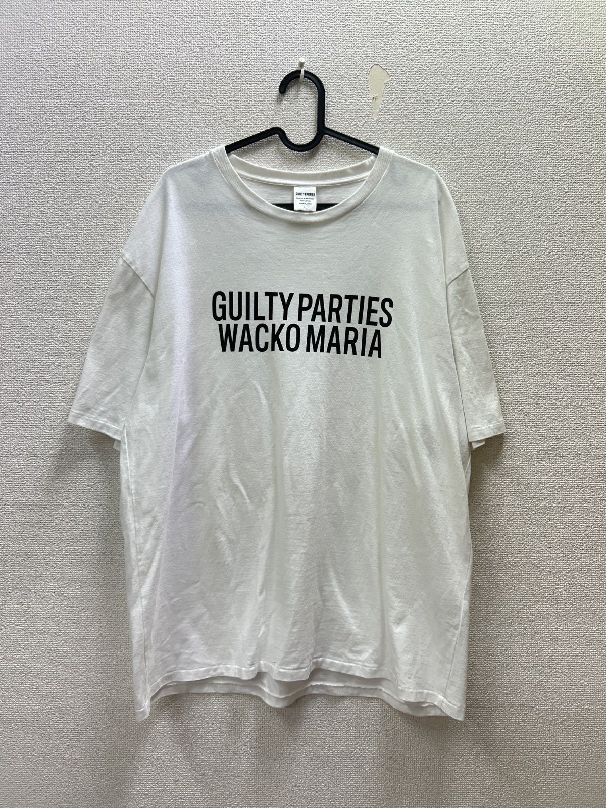 38. GUILTY PARTIES WACKO MARIA ワコマリア Tシャツ ホワイト Lサイズ