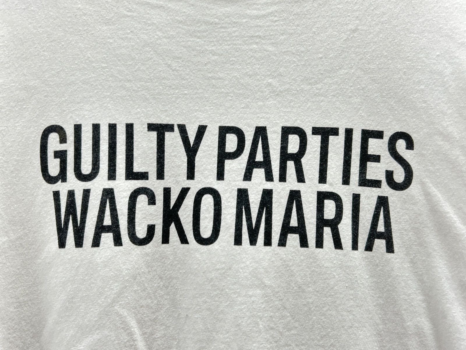 38. GUILTY PARTIES WACKO MARIA ワコマリア Tシャツ ホワイト Lサイズ