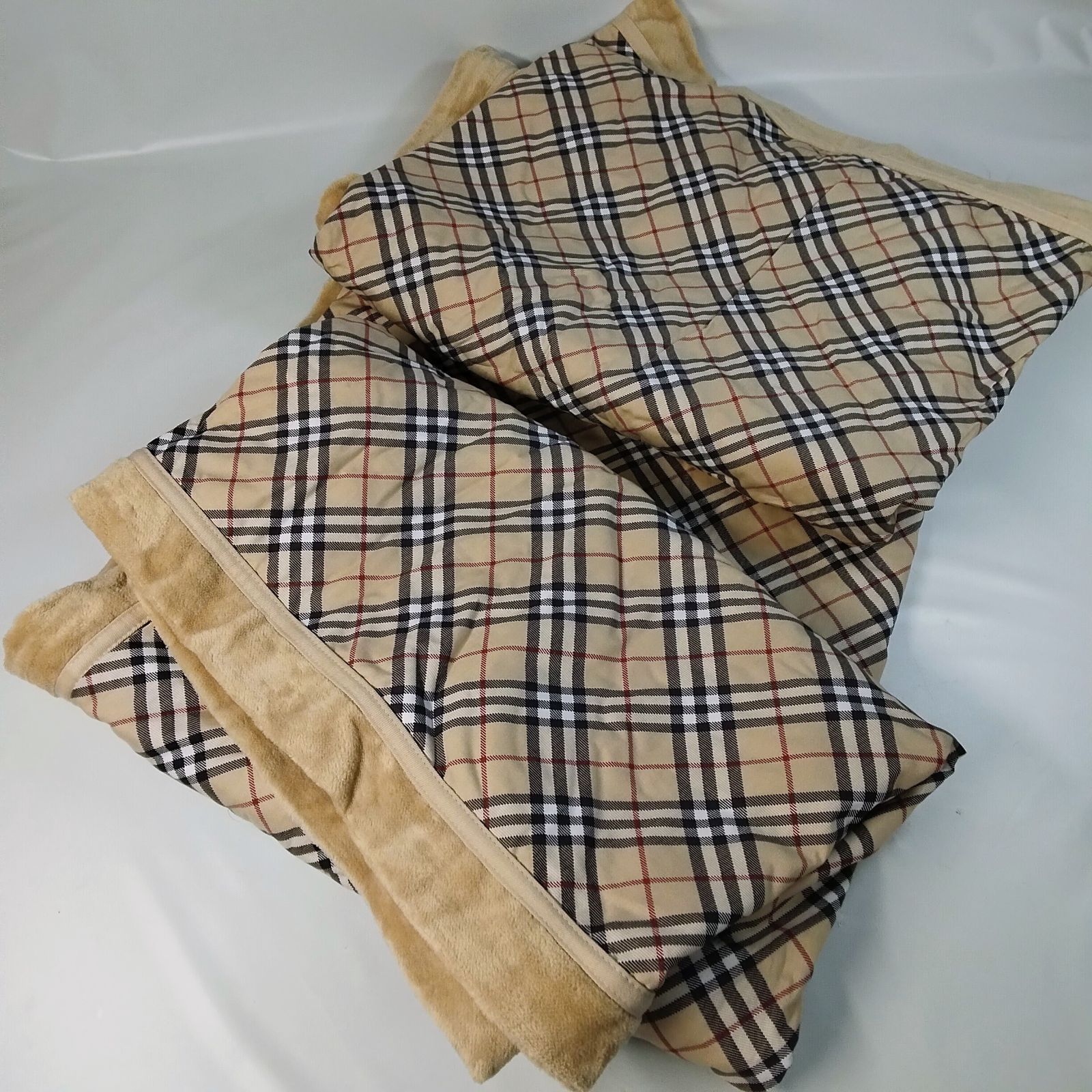 BURBERRY LONDON コットンブランケット 2枚セット 140×200cm 西川産業