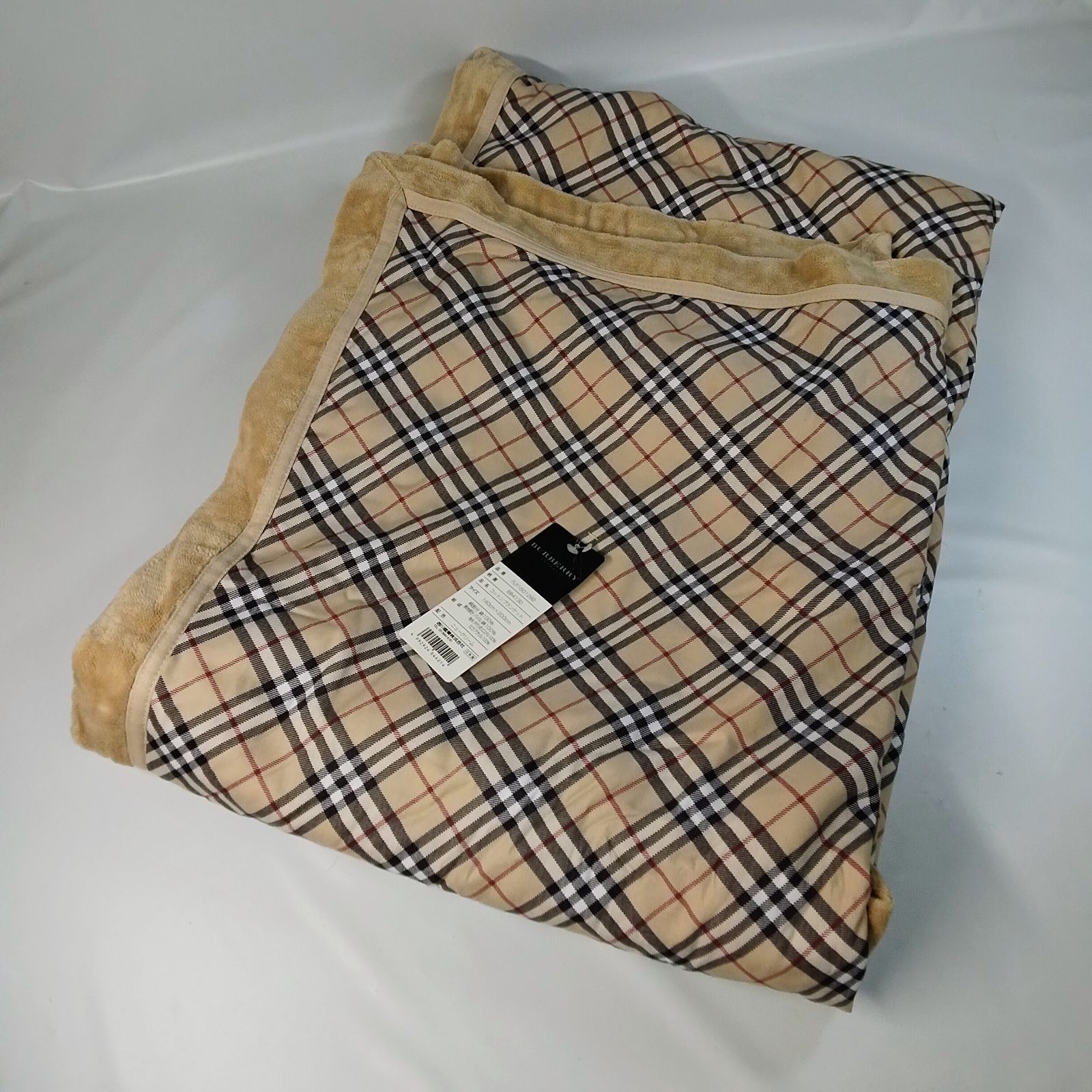 BURBERRY LONDON コットンブランケット 2枚セット 140×200cm 西川産業
