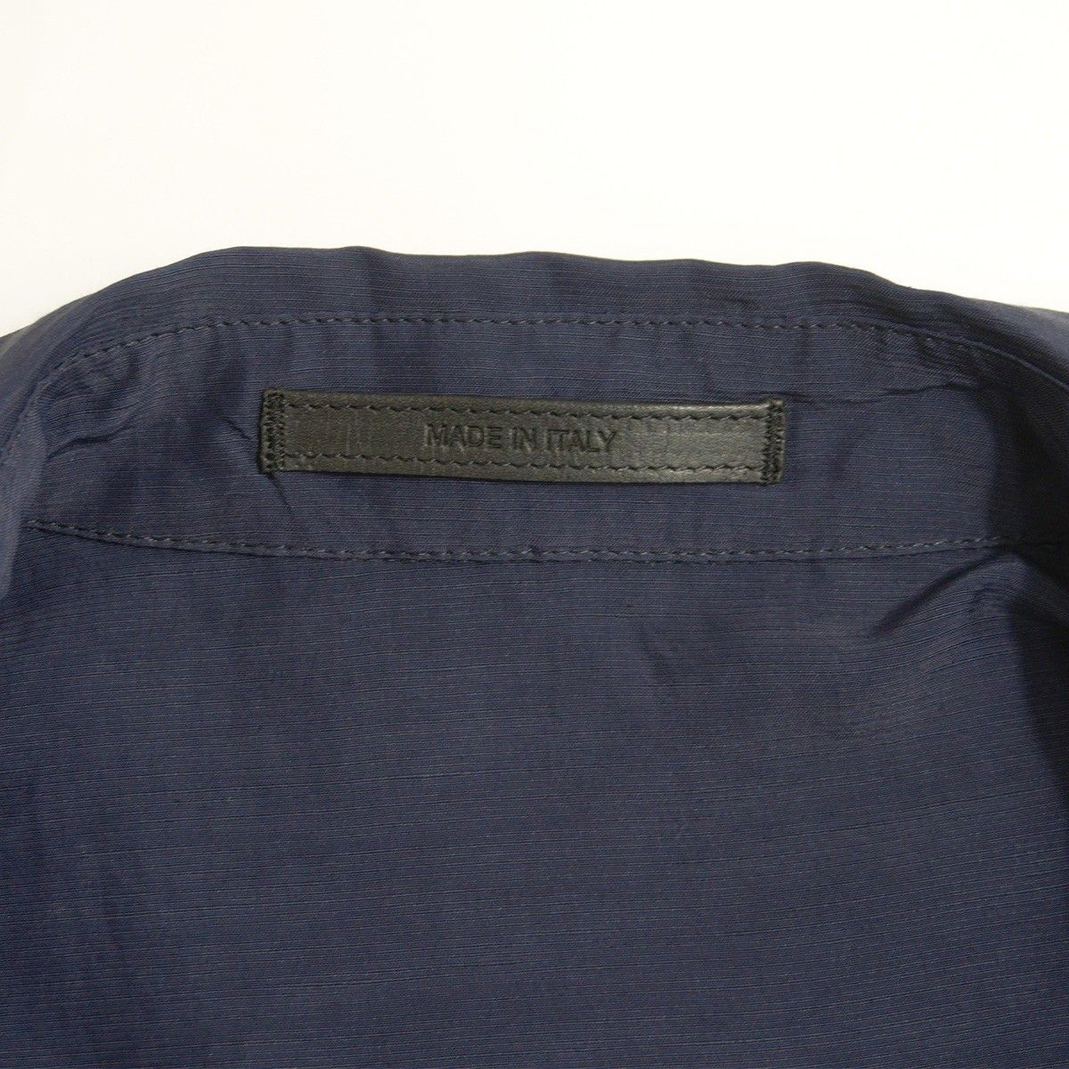 美品】GIORGIO ARMANI【レーヨン リネン ジップ ブルゾン】46 ネイビー
