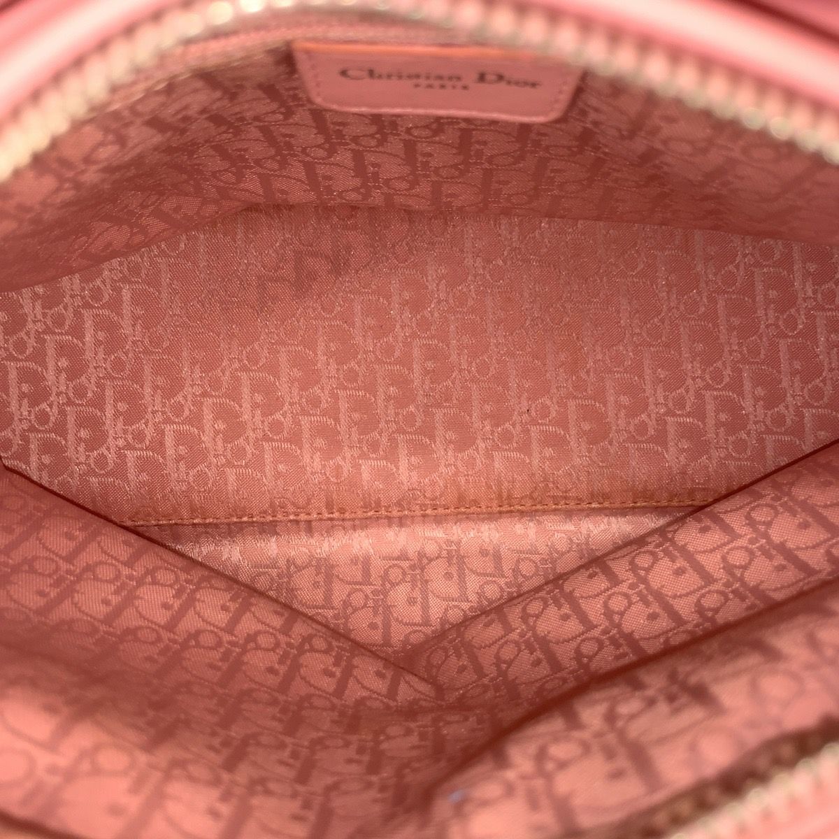 Dior ディオール カナージュ レディディオール ピンク シルバー金具