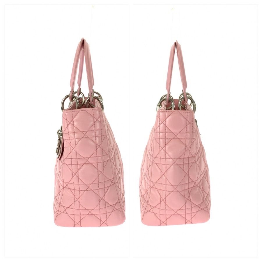 Dior ディオール カナージュ レディディオール ピンク シルバー金具