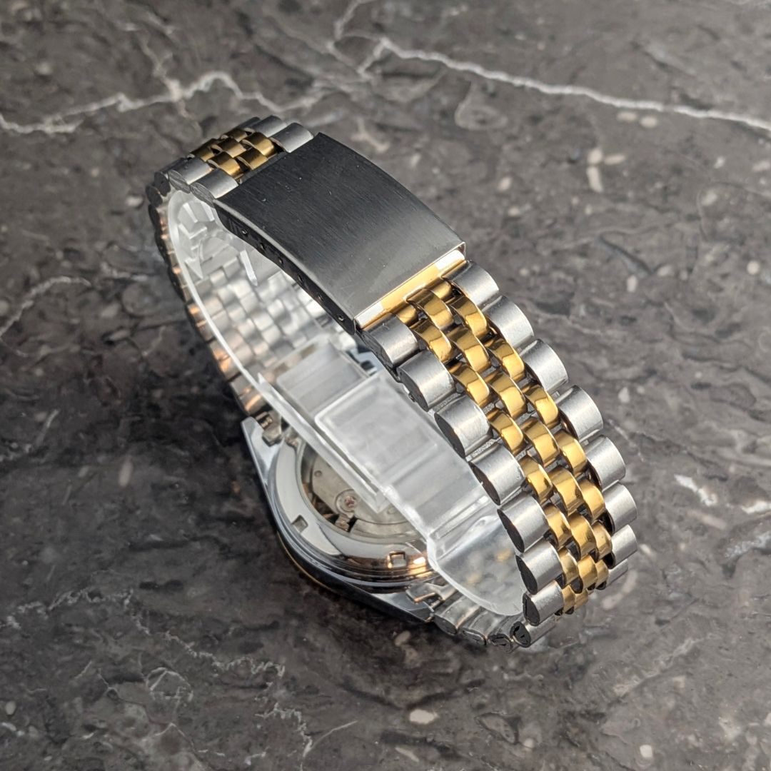 稼働品 SEIKO セイコー5 自動巻き 80s ヴィンテージ シャンパン