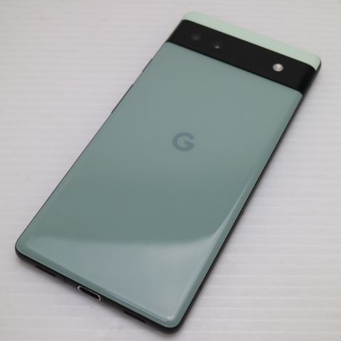 超美品 SIMフリー Google Pixel 6a セージ スマホ 白ロム 土日祝発送OK