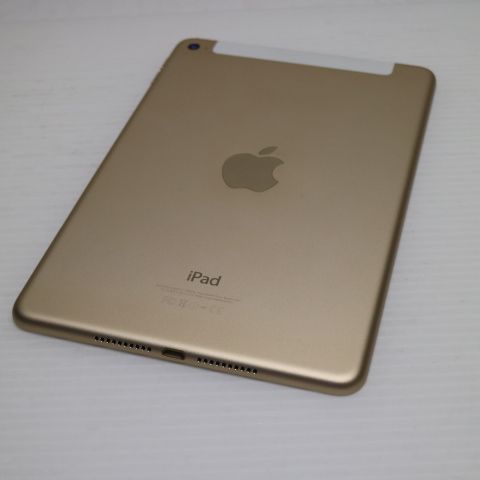 新品同様 SIMフリー iPad mini 4 Cellular セルラー 16GB ゴールド