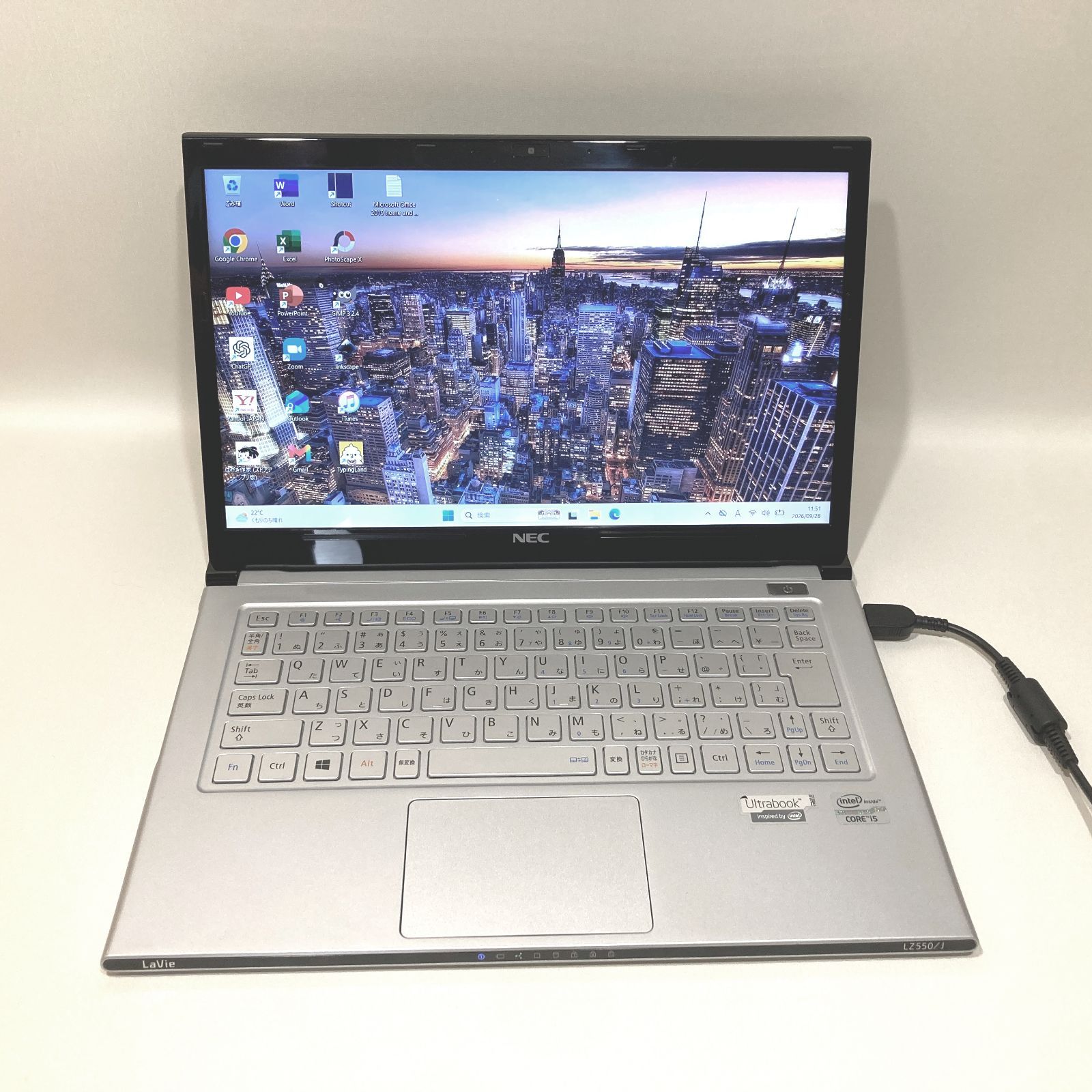 NEC LaVie Z PC-LZ550JS ノートパソコン やや傷や汚れあり - メルカリ