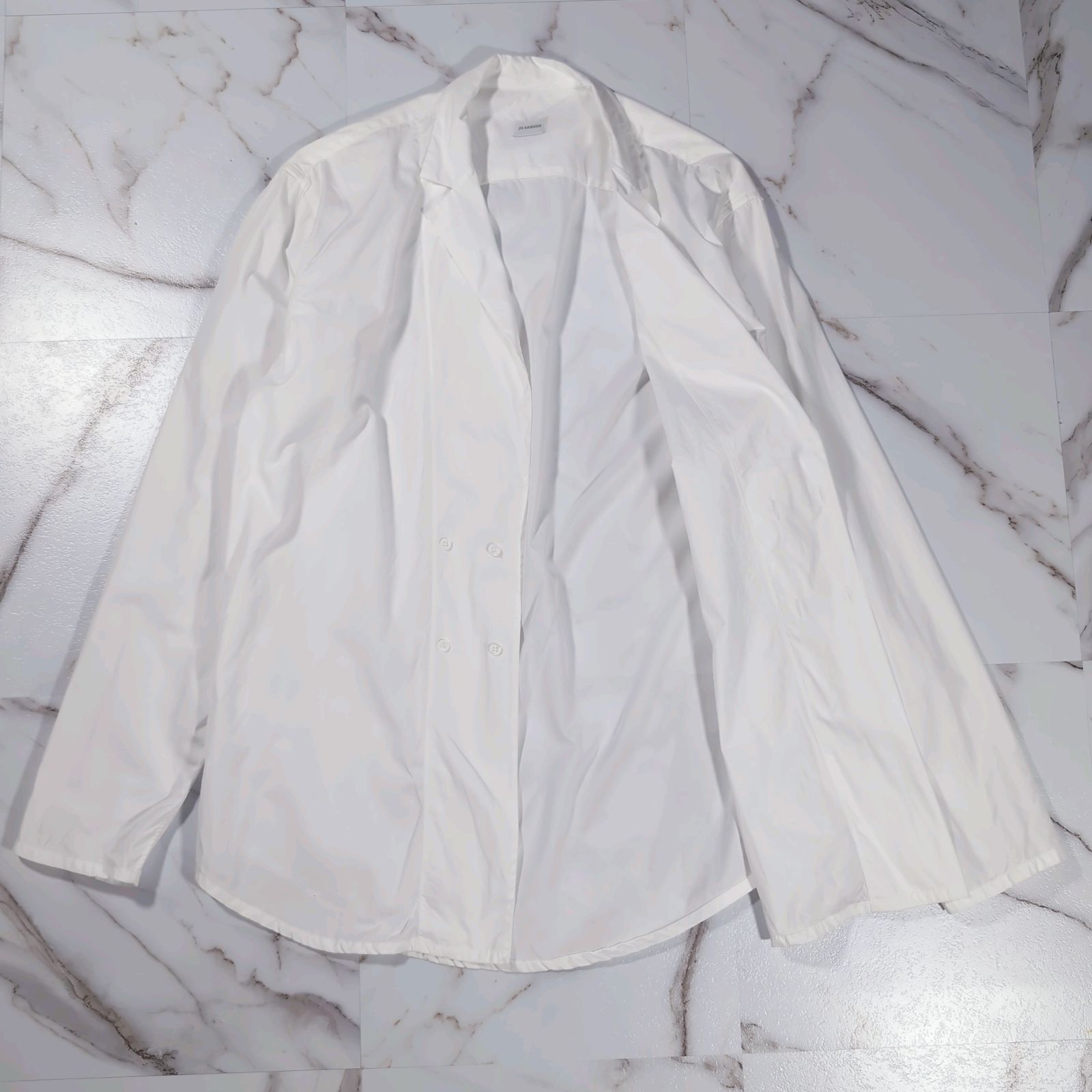 JIL SANDER テーラードカラー テーラード襟 ダブル 比翼仕立て L/S
