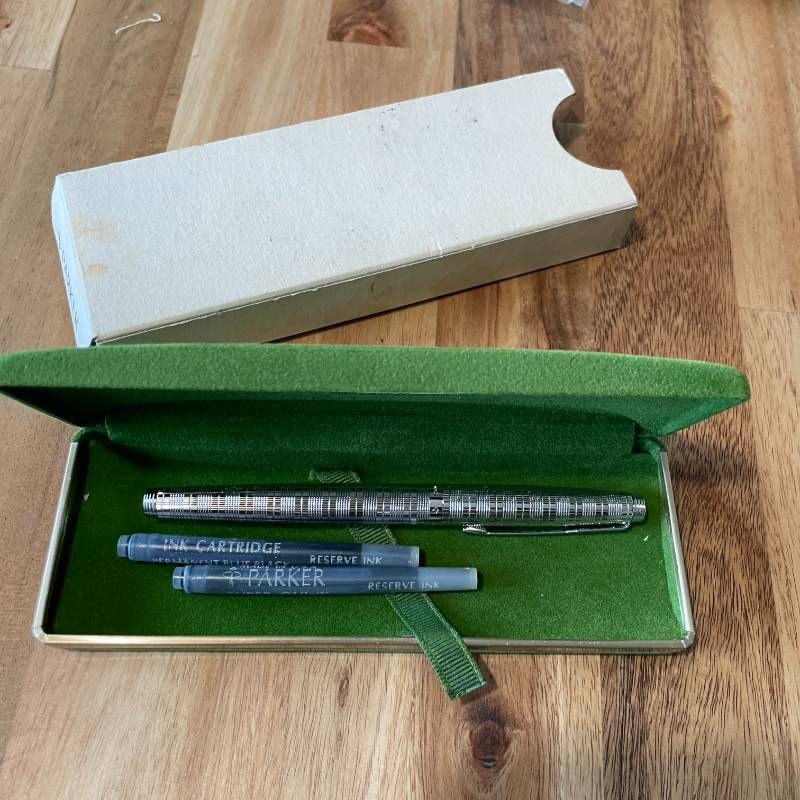 PARKER パーカー75 シズレ スターリングシルバー 万年筆 14K フランス