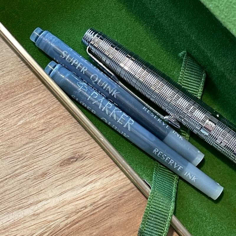 PARKER パーカー75 シズレ スターリングシルバー 万年筆 14K フランス