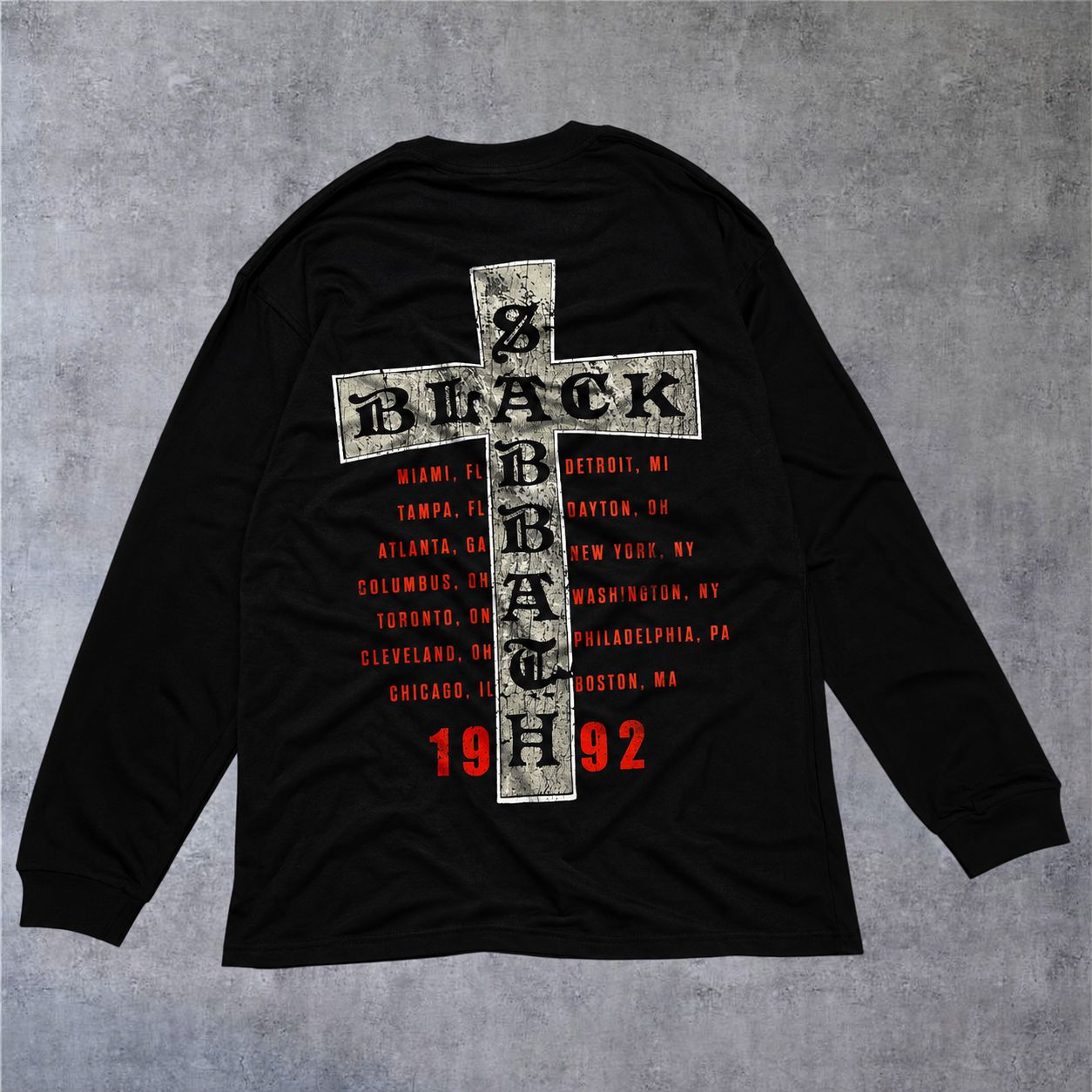Black Sabbath ブラックサバス 最後の晩餐 長袖Tシャツ バンT ロンT