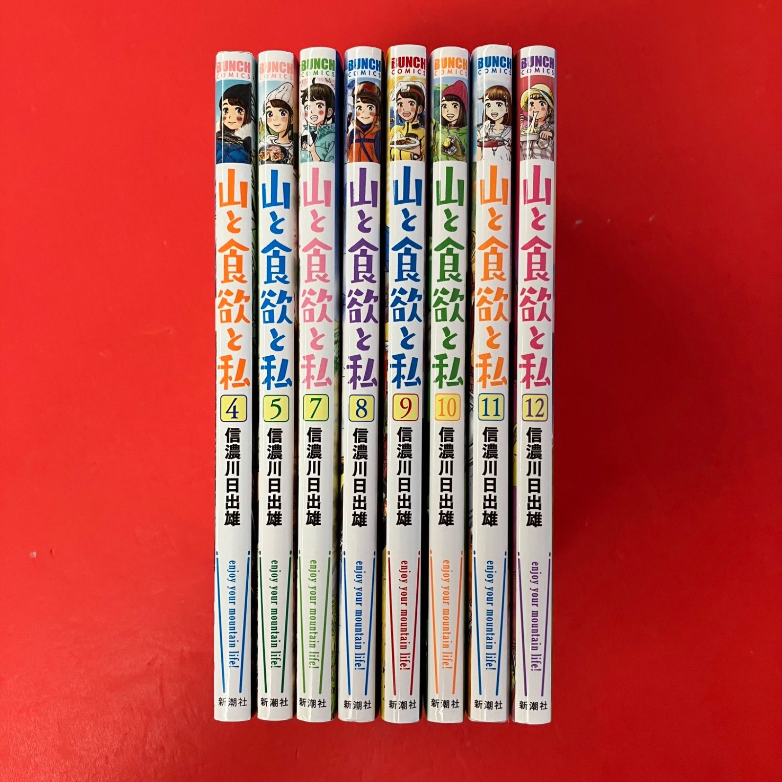 山と食欲と私 バンチコミックス8冊セット 6rm_a1022_349 - メルカリ