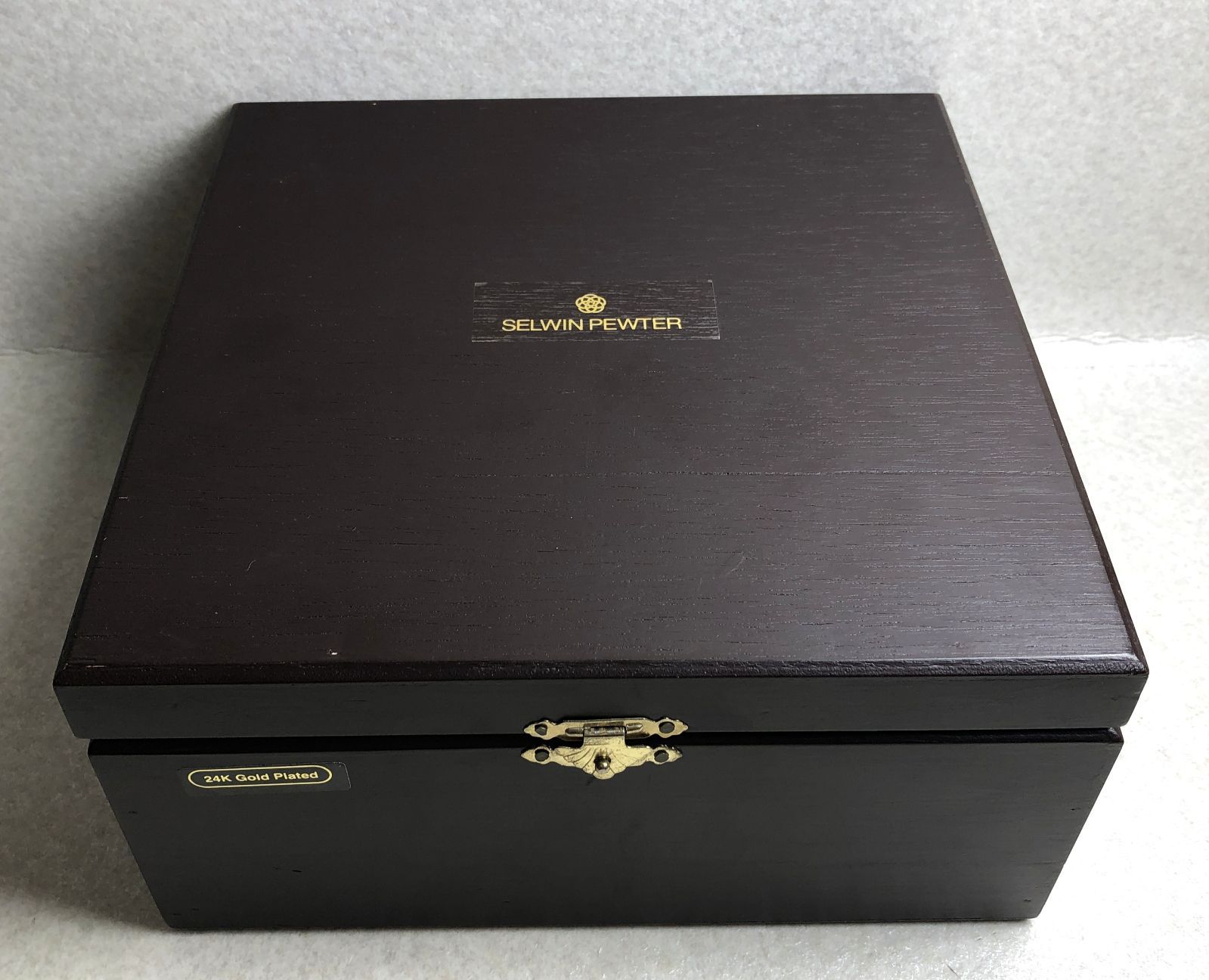 松*田様 シルバー100％盃　箱付き D1637 SELWIN PEWTER 酒器セット 錫 木箱入り 268679918 - メルカリ